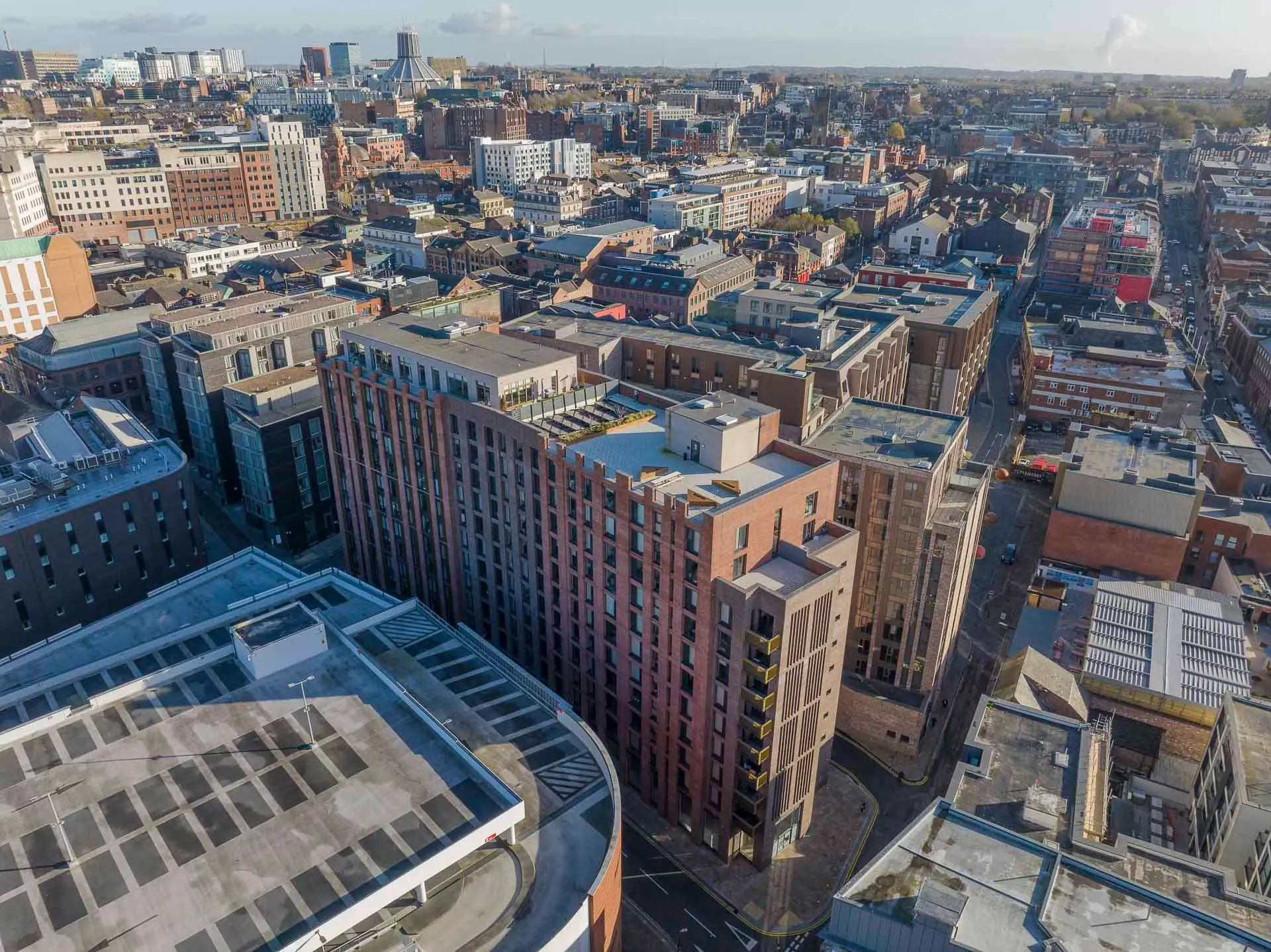 Heap's Mill Liverpool exterior of development