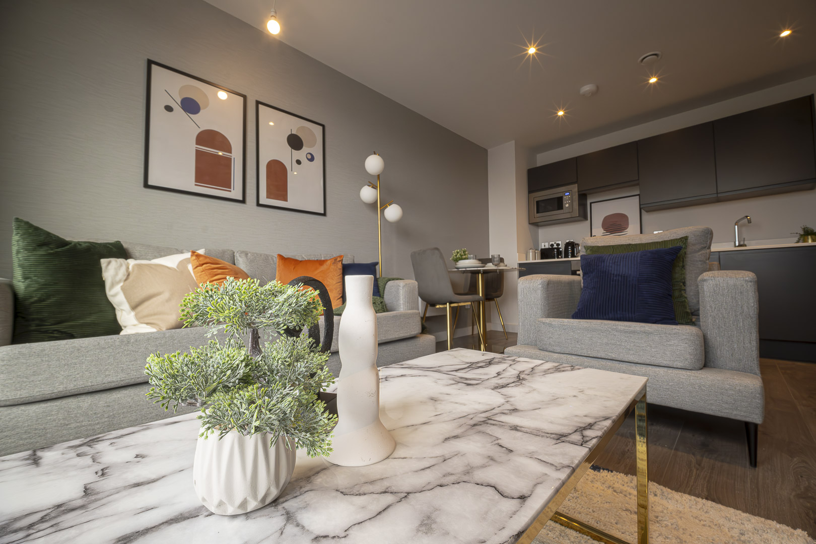 Merchant's Wharf Manchester - Living Room