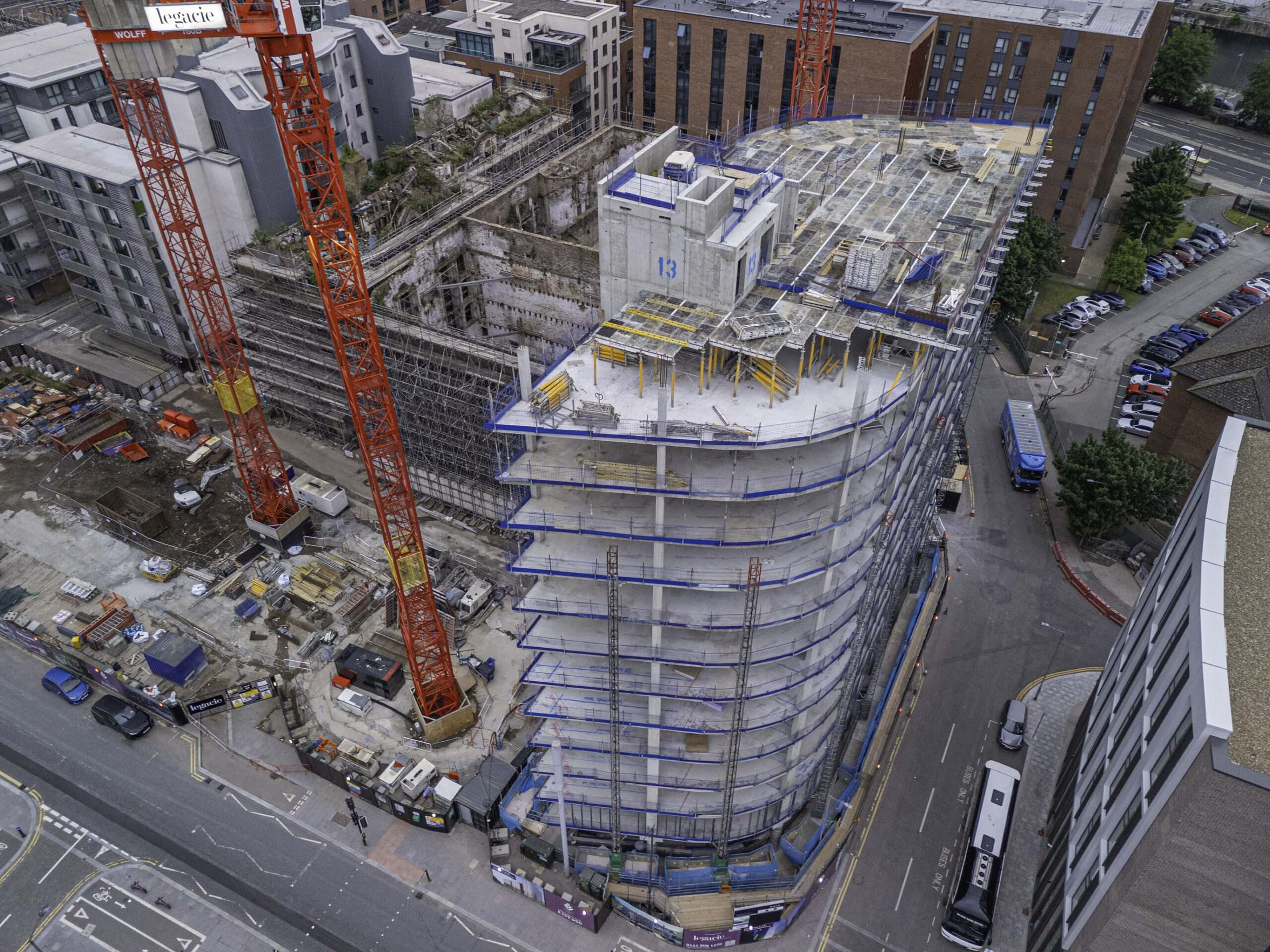 Exterior Image showing progress of construction of Maritime View Liverpool