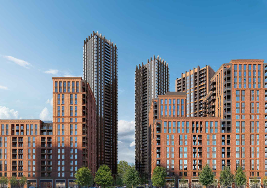 The BeCa CGI Image - Exterior of development