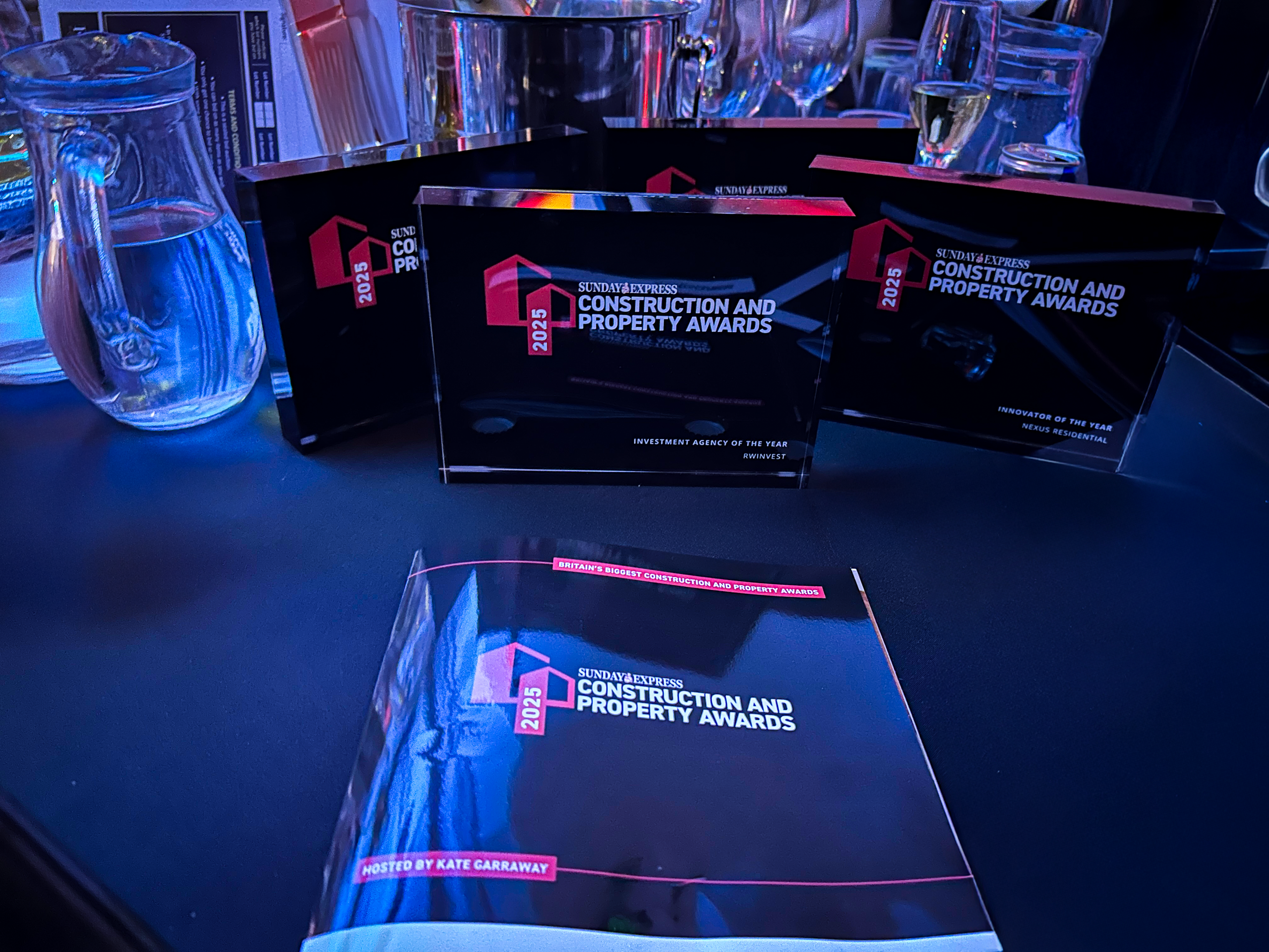 Award wins for RWinvest and Nexus at the Sunday Express Awards