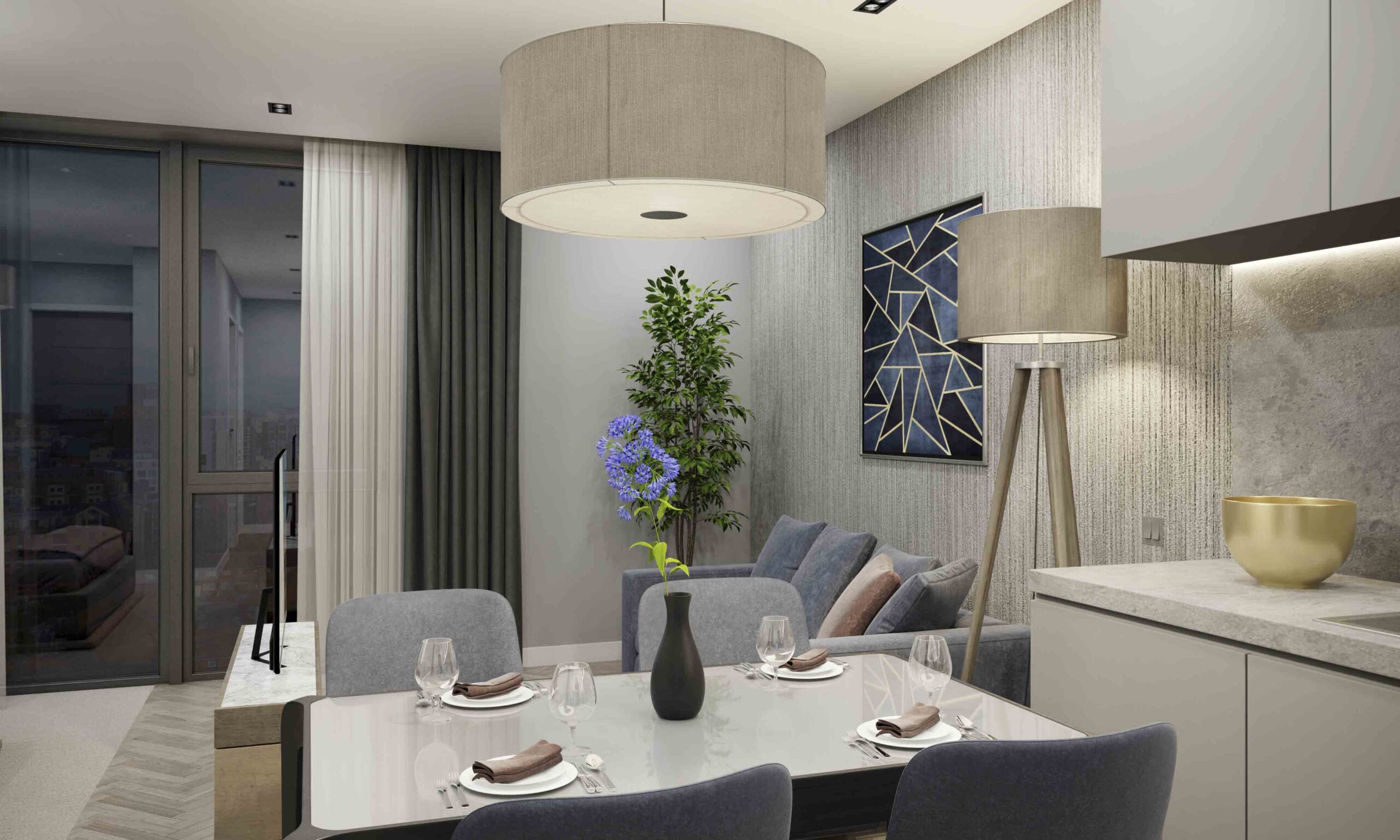 Miller's Place CGI - Manhattan apartment