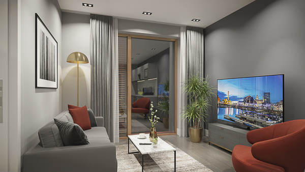 SoapWorks interior CGI image