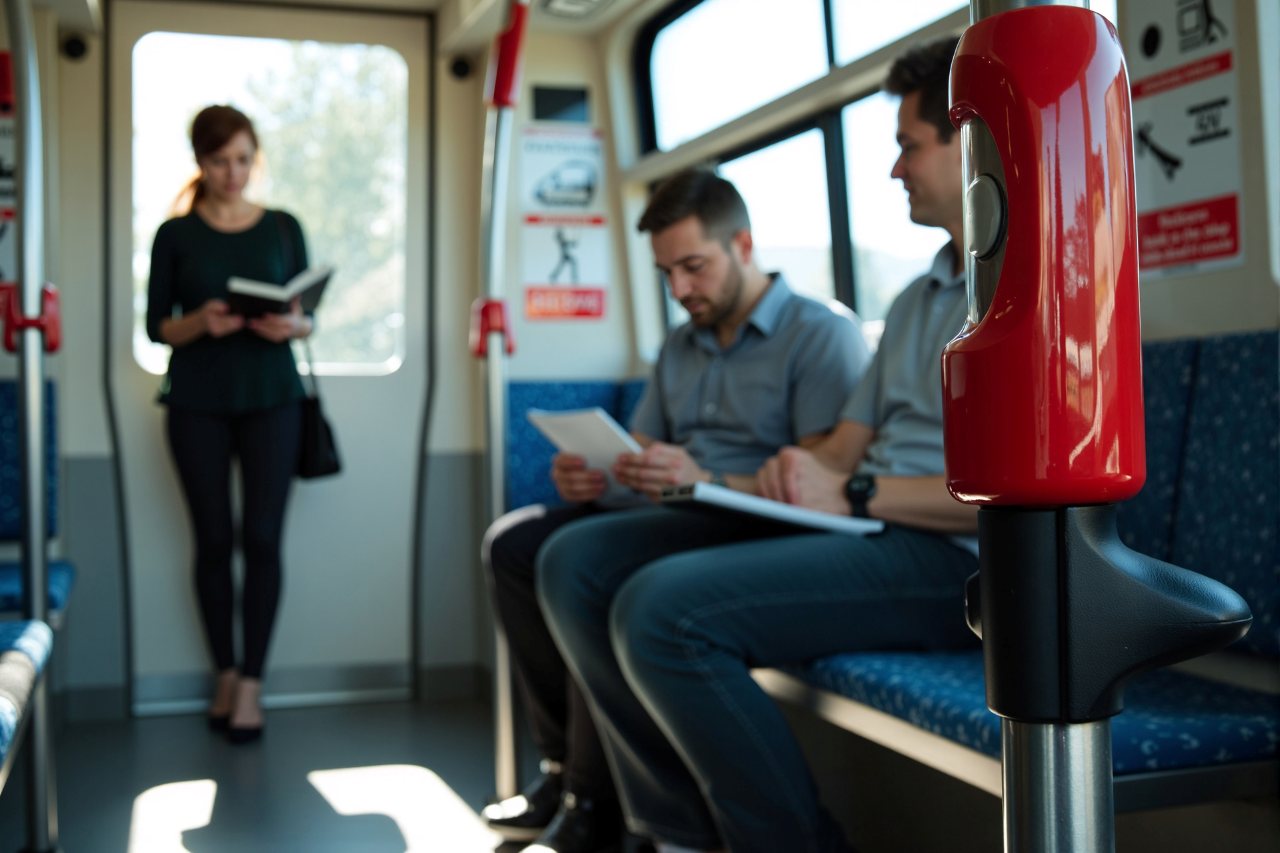 people sitting in a train