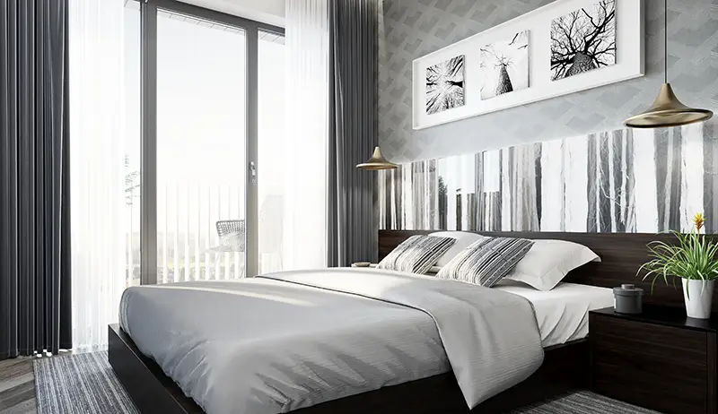 The Hive Luton interior CGI of apartment