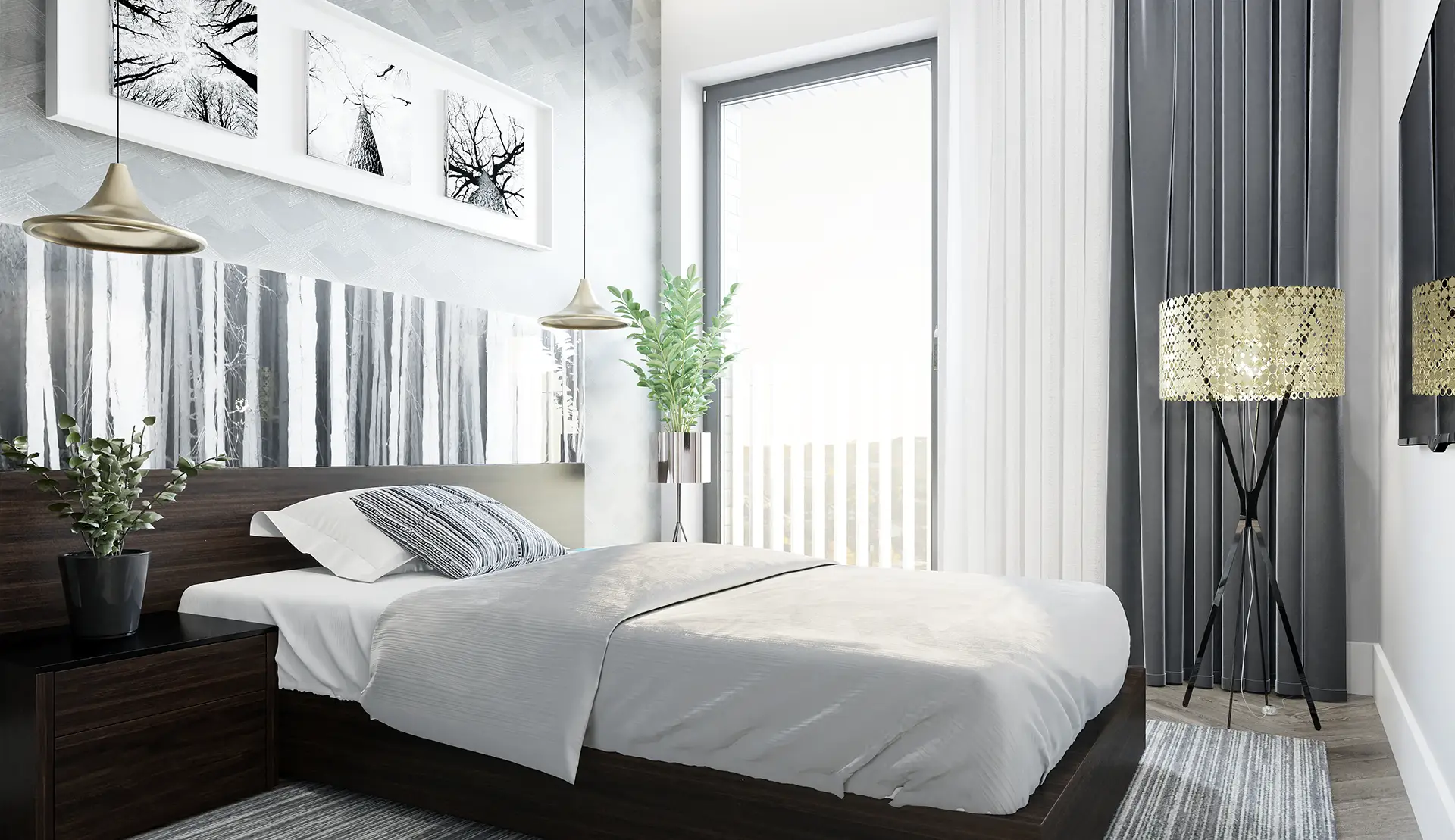 The Hive Luton interior CGI of apartment