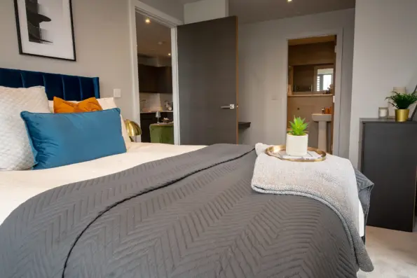 Embankment Exchange bedroom interior