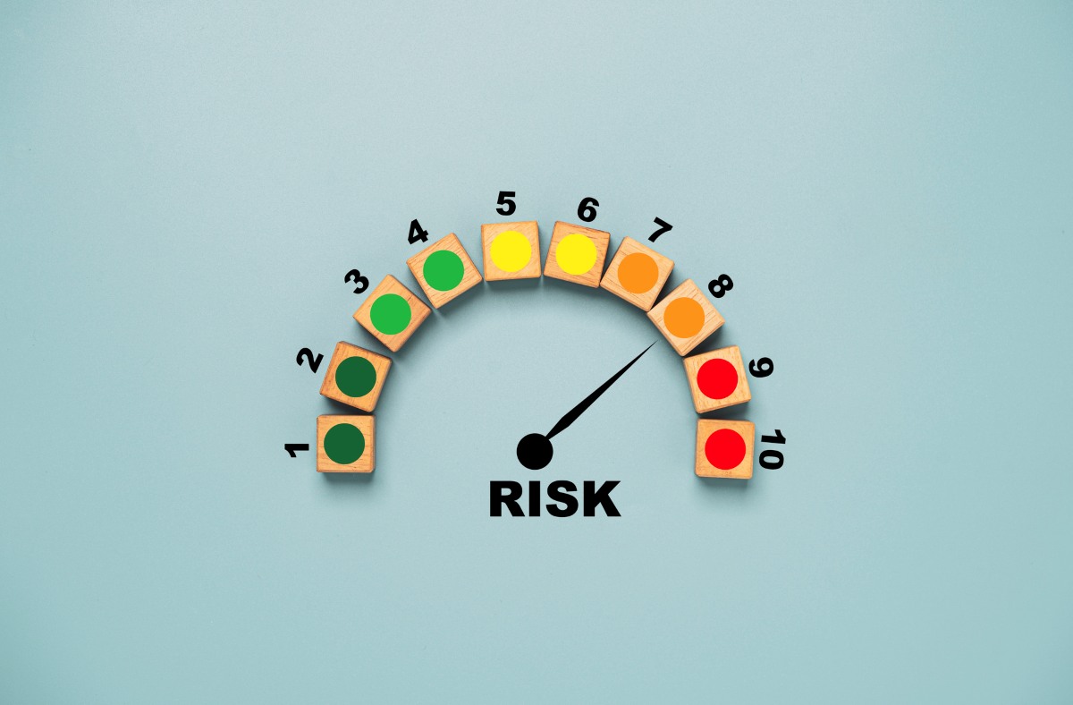 Risk level indicator rating