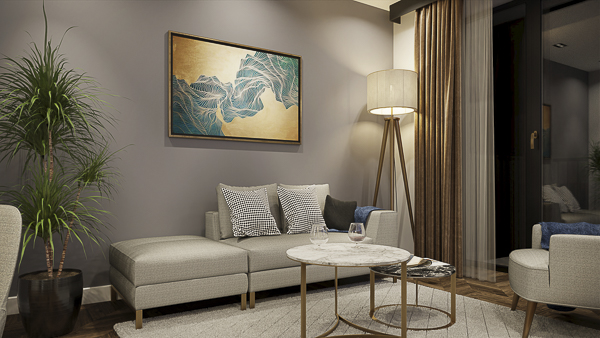 West One CGI interior image