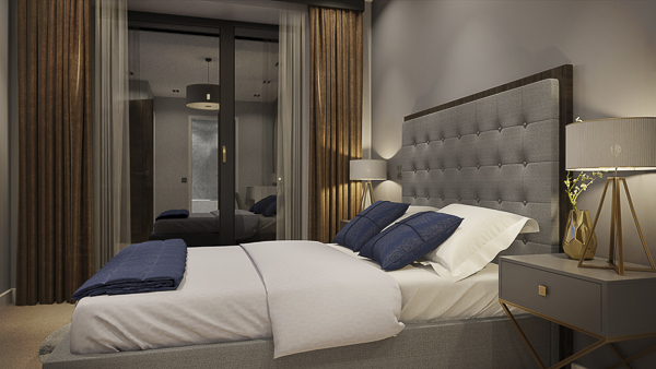 West One CGI interior image