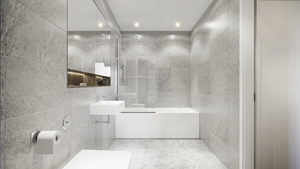 West One CGI interior image