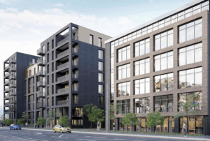 West One exterior CGI of development