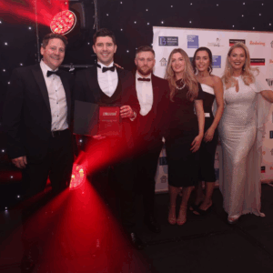 RWinvest on stage at the YM Liverpool awards 2025