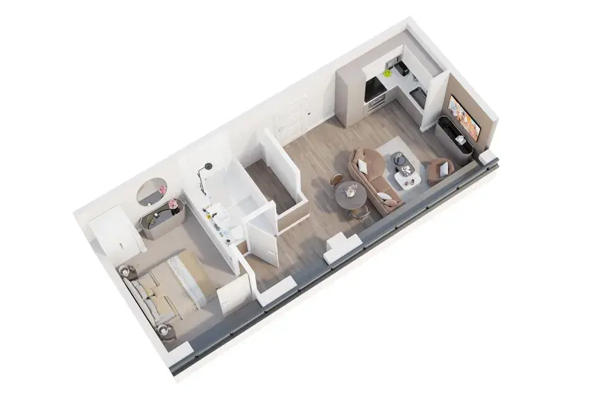 Dollhouse floorplan in Horizon Manchester