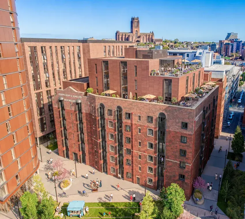 The Mill Liverpool exterior CGI image