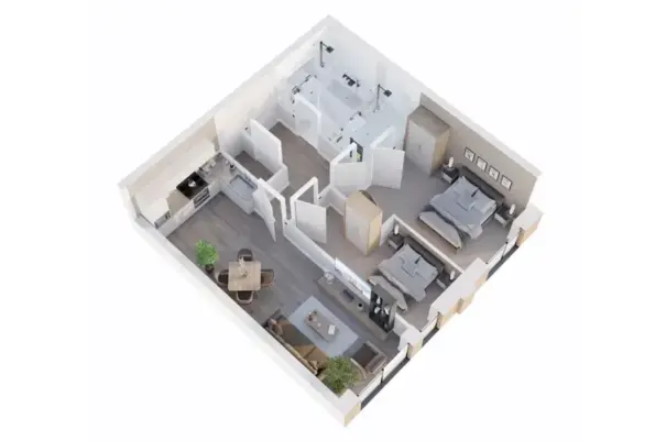 Fox & Foundry — Spacious 2-Bed