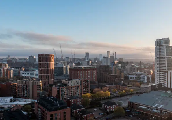 Leeds property market - view of the city