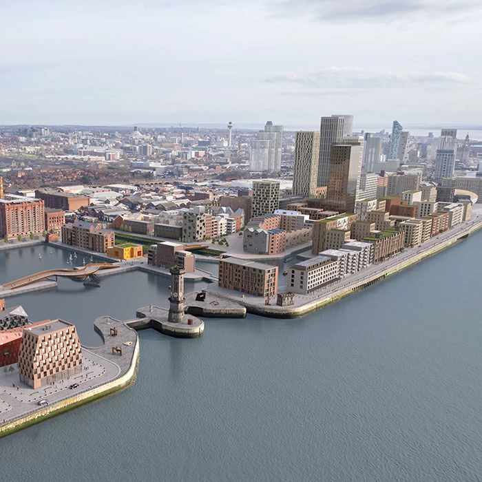 Liverpool Waters CGI Liverpool Waters Regeneration